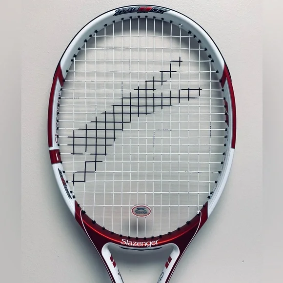 Pristine SLAZENGER TYPE TWO NK Tennis Racket w/ Racquet Cover + NEW Comfort Grip - Picture 3 of 13